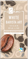 BIO VEGAN čokoláda bílý barista 80 g iChoc